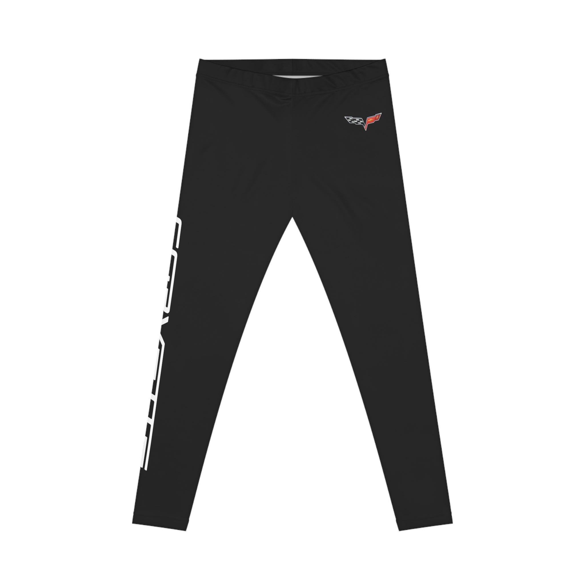 C6 Chevy Corvette Women's Casual Leggings, Stretchy Activewear for Car Lovers, Gift Idea for Her, Corvette Enthusiasts