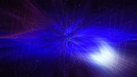 Galaxy Highway Blue Purple Desktop Background Etsy