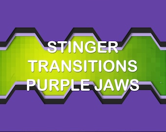 Twitch Stinger Transition - Jaws Purple