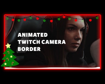 Twitch Animated Webcam Christmas Overlay