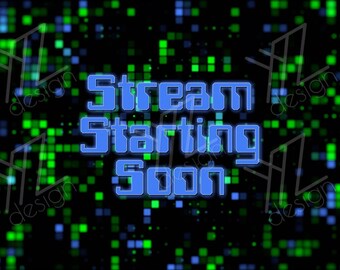 4 Animated Twitch Stream Screens