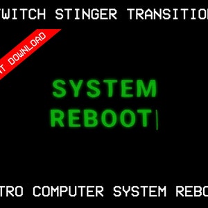 Twitch Stinger Transition System Reboot | Animated Twitch Streamer Stinger for OBS | OBS Transition | Twitch transition