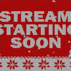 4 Animated Twitch Screens Ugly Christmas Sweater | Twitch Intermission Screens | Twitch Stream Screens