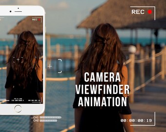 Superposición de animación del visor de la cámara Descarga digital