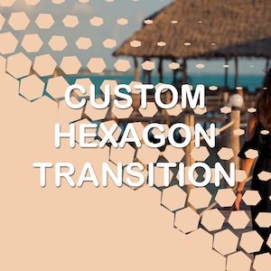 Custom Stinger Transition Hexagon for Twitch or YouTube