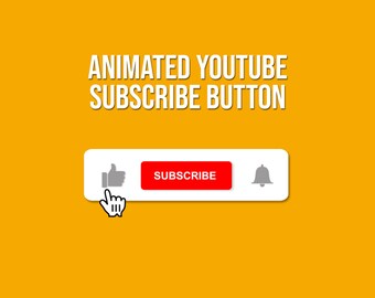 Subscribe Button for YouTube | Animated Subscribe Button | Youtube Banner | Animated button for Youtube Channel | Bell Sound | Mouse click