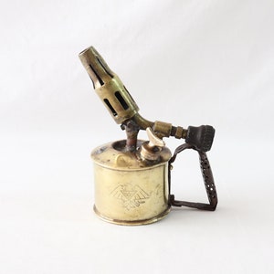 Vintage or Antique Hand Held Brass Torch Lamp Miner’s Railroad Spelunking  or ?