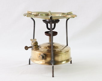 Antique Star No 5 Stove, Primus Style Stove, Antique Brass Stove, Kerosene Stove, Alcohol Stove, Food Warmer, Camping Stove, Portable Stove