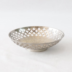 Antike versilberte Schale, Antikes Konfektschälchen, Silbernes Konfektschälchen, Vintage Konfektschälchen, Vintage Nussschale, Dekor aus dem Nahen Osten