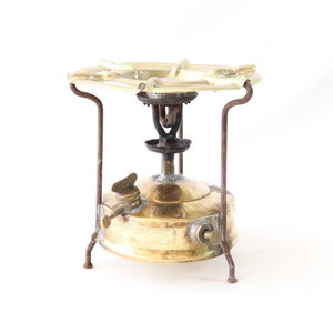 Antique Primus Stove, Kerosene Primus, Brass Stove, Kerosene Stove, Alcohol Stove, Food Warmer, Camping Stove, Portable Stove, Kitchen Decor imagen 1