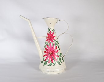 Dispensador de aceite de oliva vintage hecho a mano, aceitera, vinagrera, botella de aceite de oliva, decoración moderna de estilo rústico, detalle de aceite de oliva