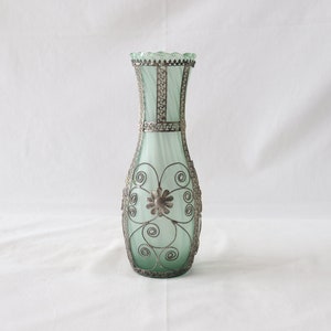 Glass Blown Vase, Glass Vase, Handmade Vase, Vintage Vase, Vase Centerpiece, Vase Decor, Unique Vase, Unique Home Decor, Wedding Gifts