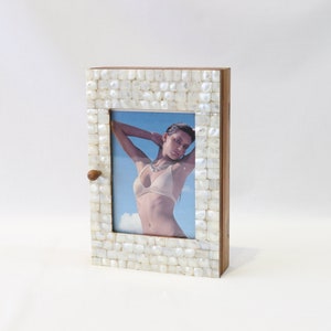 Porte-clés en nacre, Cadre en nacre, Porte-clés en bois, Boîte à clés en bois, Porte-clés mural, Porte-clés, Décoration d'intérieur unique