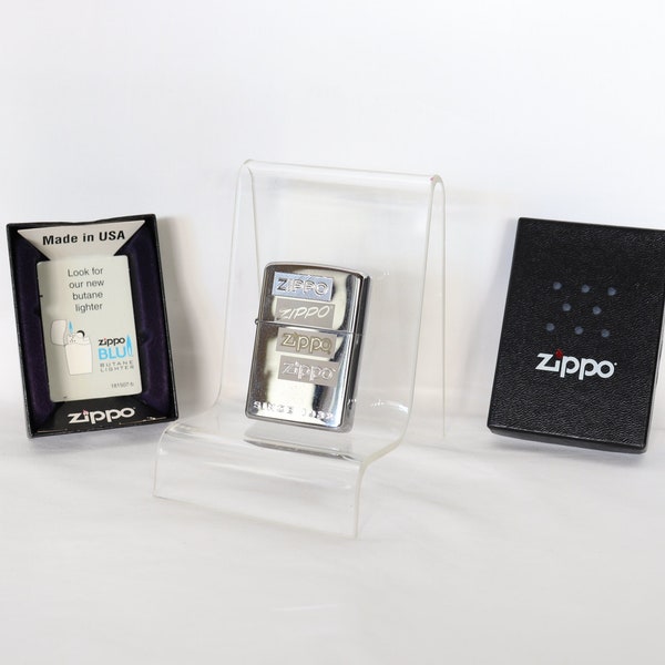 Chrome Generations Zippo Lighter, Collectible Zippo Lighter, Retired Zippo, Rare Zippo, Windproof Lighter, Smoking Gifts, Smoking Accessory