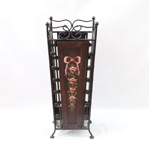Vintage Umbrella Stand, Walking Stick Stand, Umbrella Stand for Entryway, Umbrella Stand Art Deco, Metal Umbrella Stand, Umbrella Stand Wood