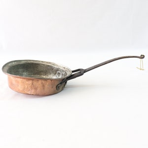 Antique Frying Pan, Vintage Frying Pan, Antique Baking Pan, Vintage Cookware, Vintage Kitchen Utensils, Farmhouse Decor, Unique Home Decor