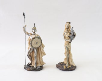 Achilles Statue, Achilles Figurine, Achilles Sculpture, Tyche Goddess, Tyche Statue, Fortuna Goddess, Ancient Greek Statue, Greek Mythology