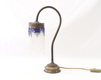 Vintage Table Lamp, Vintage Desk Lamp, Brass Table Lamp, Brass Desk Lamp, Desk Gifts, Desk Accessories, Unique Home Decor, Gift for Him