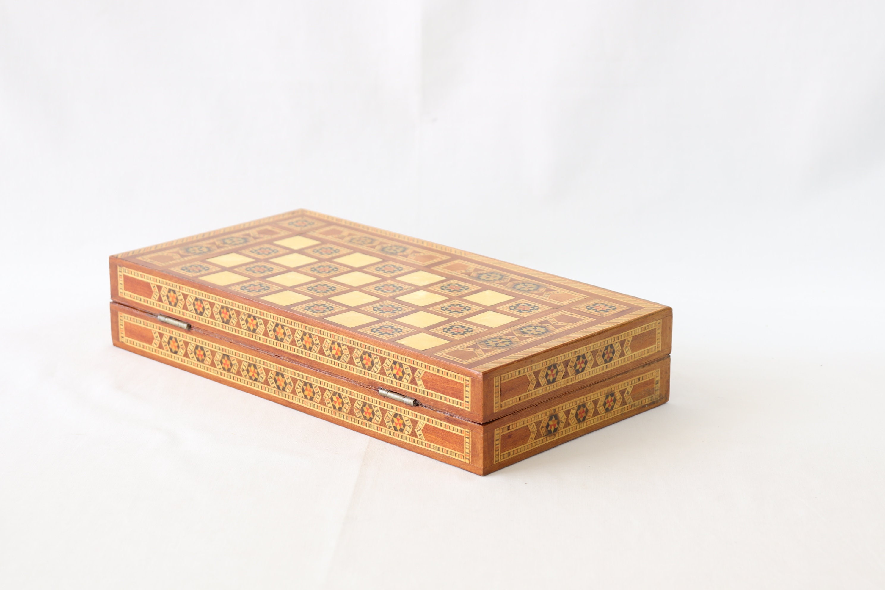 Small Backgammon Set, Wooden Backgammon Set, Small Checkers Set ...
