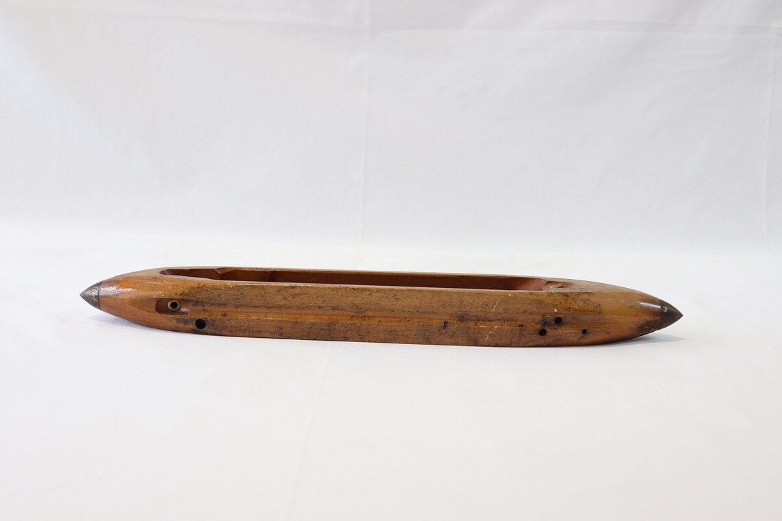 Extremely Rare Antique Weaving Shuttle Antique Loom Shuttle Etsy Canada