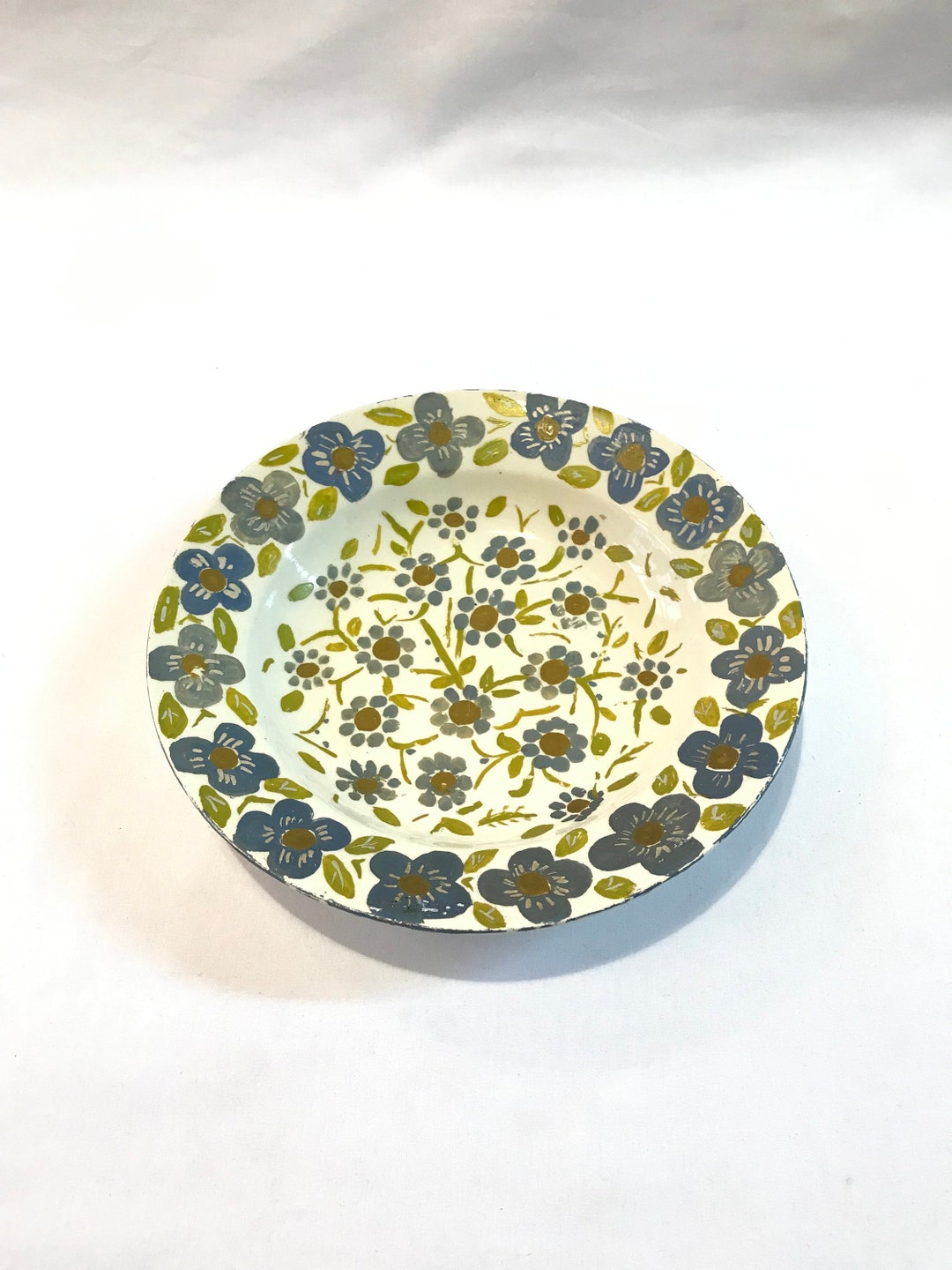 Vintage Plate, Porcelain Plate, Wall Hanging Plate, Handmade Plate