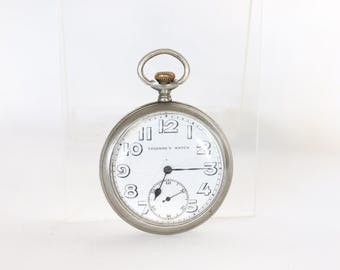 Tavanne's Pocket Watch, Swiss Made Pocket Watch, 1910's Pocket Watch, Antique Pocket Watch, Gentleman Pocket Watch, Gentleman Accessories