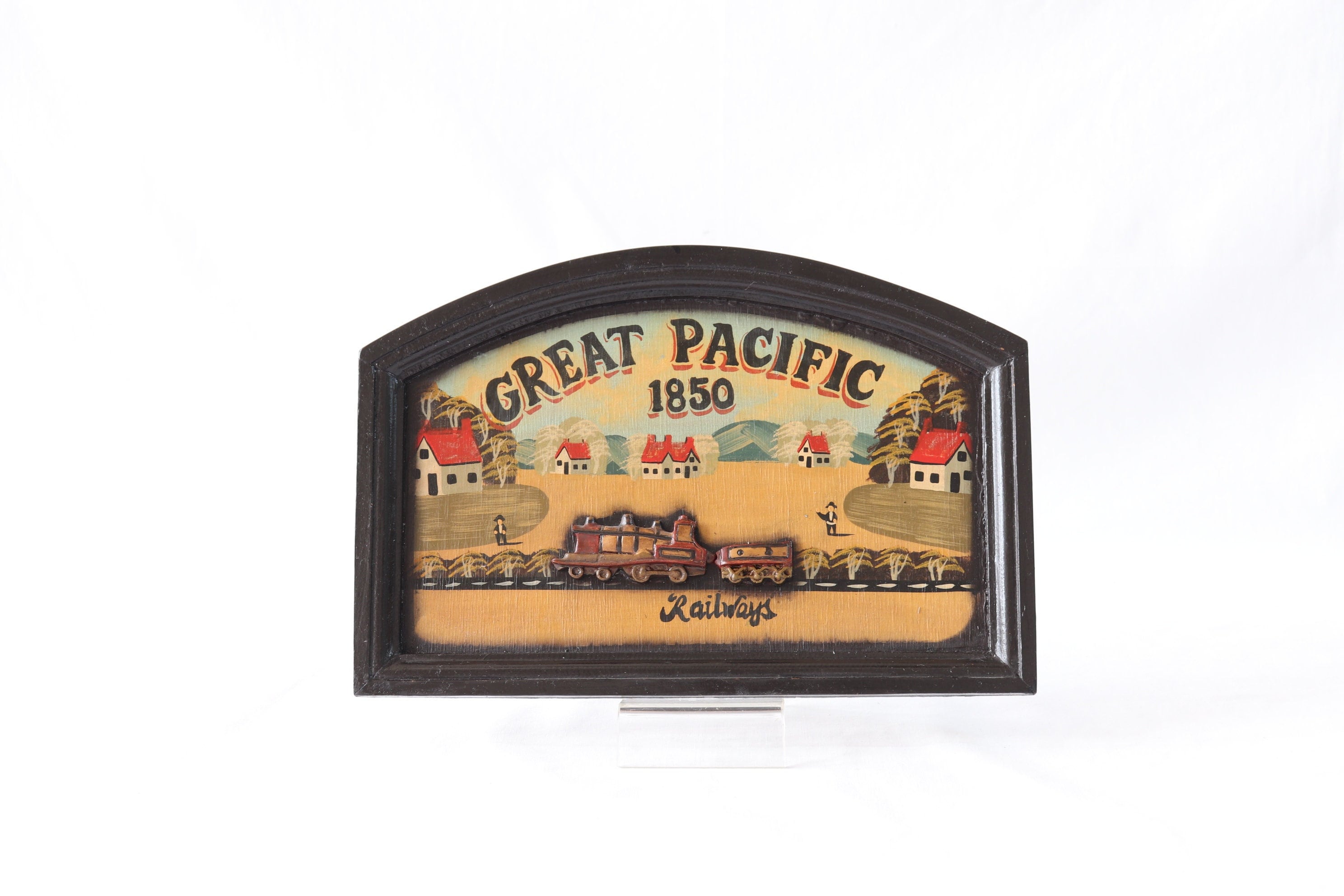 Great Pacific 1850 Wall Hanging, Train Wall Hanging, Railway Sign