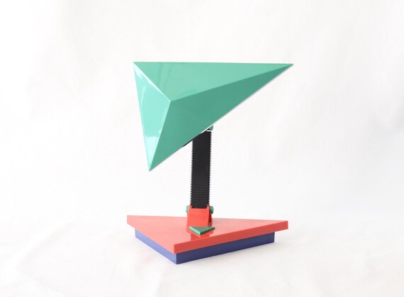Kyoji Tanaka Lamp, Postmodern Lamp, Memphis Style Lamp, Vintage