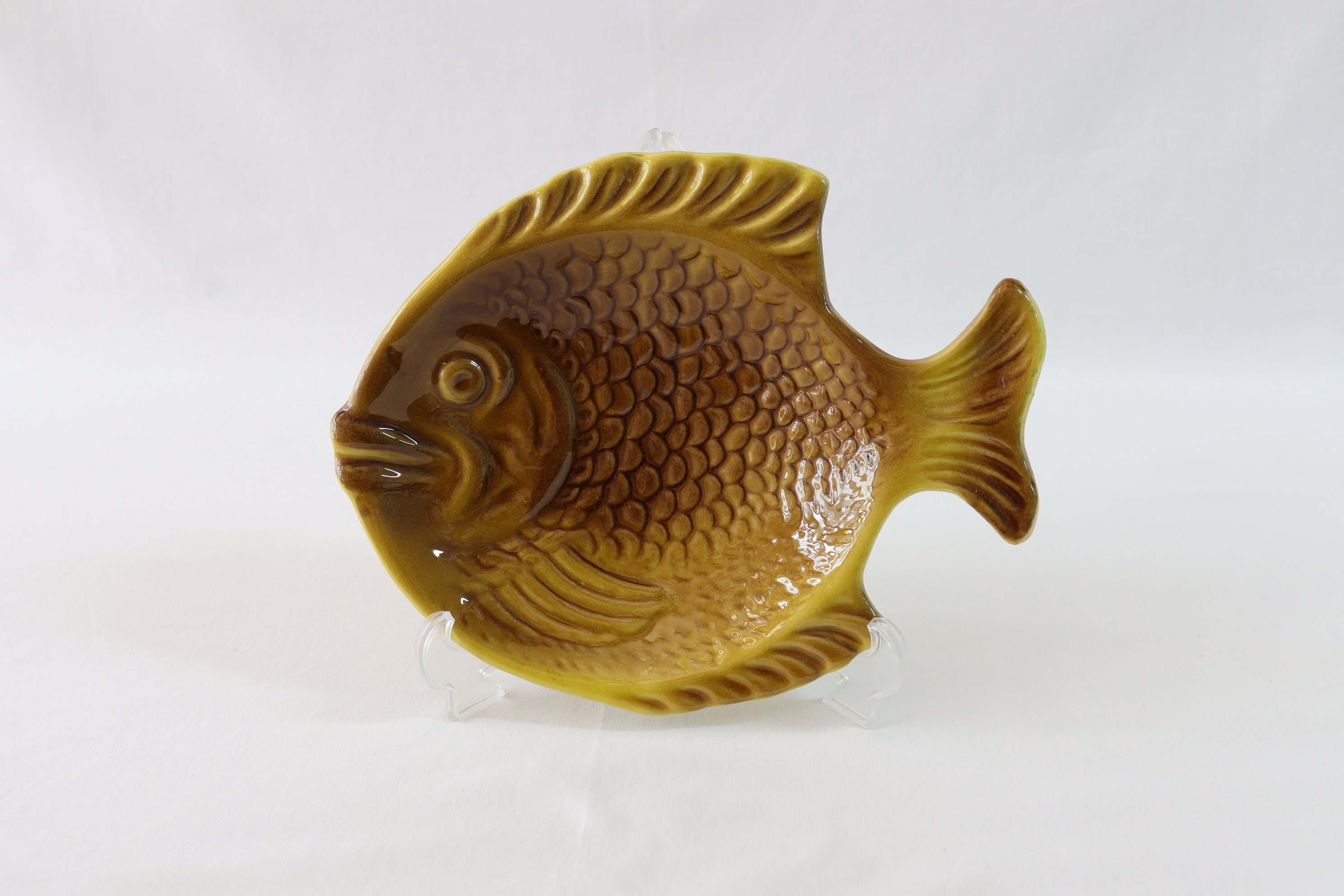 Vintage Ceramic Fish Platter Fish Dish Fish Bowl Appetizer Etsy