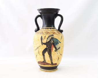 古代ギリシャのアンフォラ赤像式花瓶、ニケとゼウス、ギリシャの