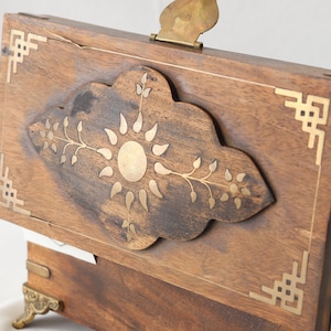 Oak Wood Jewelry Box, Wooden Jewelry Box, Large Jewelry Box, Vintage Jewelry Box, Jewelry Box for Men, Jewelry Box for Women, Gift for Her