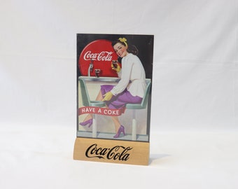 Coca Cola Collectibles, Coca Cola Sign, Vintage Coca Cola Sign, Antique Coca Cola Sign, Coca Cola Ad, Pin Up Girl, Vintage Coca Cola Poster