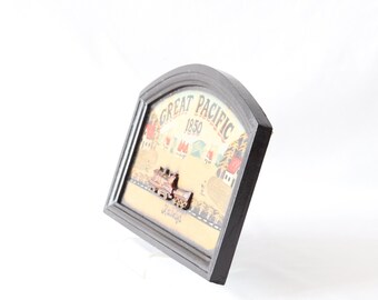 Great Pacific 1850 Wall Hanging, Train Wall Hanging, Railway Sign