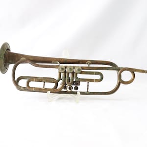 Bohland & Fuchs Cornet, Brass Cornet, Antique Cornet, Cornet Trumpet, Wind Instrument, Musical Instruments, Musical Gifts, Gift for Him