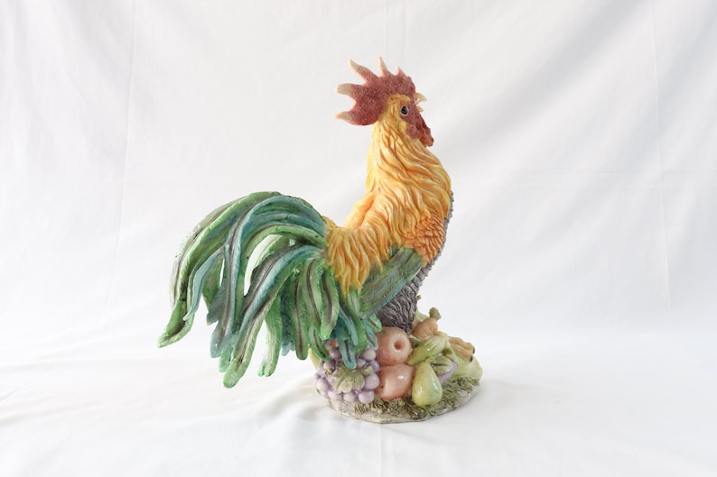 Vintage Rooster Figurine Ceramic Rooster Rooster Etsy