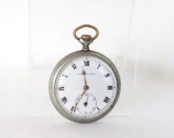 Tavanne's Pocket Watch, Swiss Made Watch, 1920's, Antique Pocket Watch, Gentleman Pocket Watch, Gentleman Accessories, Unique Gift for Him