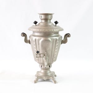 Antique Samovar, Electric Samovar, Samovar Teapot, Silver Samovar, Vintage Samovar, Antique Teapot, Antique Water Vessel, Unique Home Decor