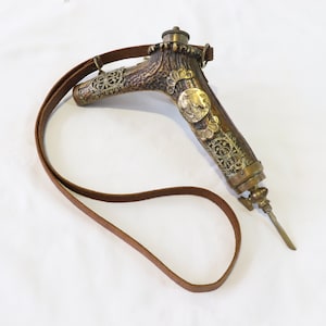 Antique Black Powder Flask, Antique Black Powder Horn, Antique Powder Flask, Antique Powder Horn, Antique Gunpowder Flask, Karlštejn Castle