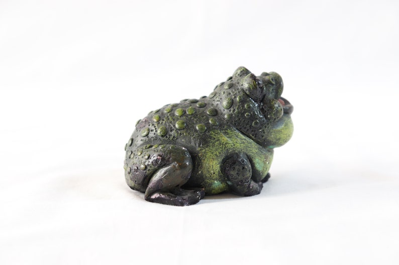 Vintage Frog Figurine Frog Statue Frog Sculpture Frog Etsy