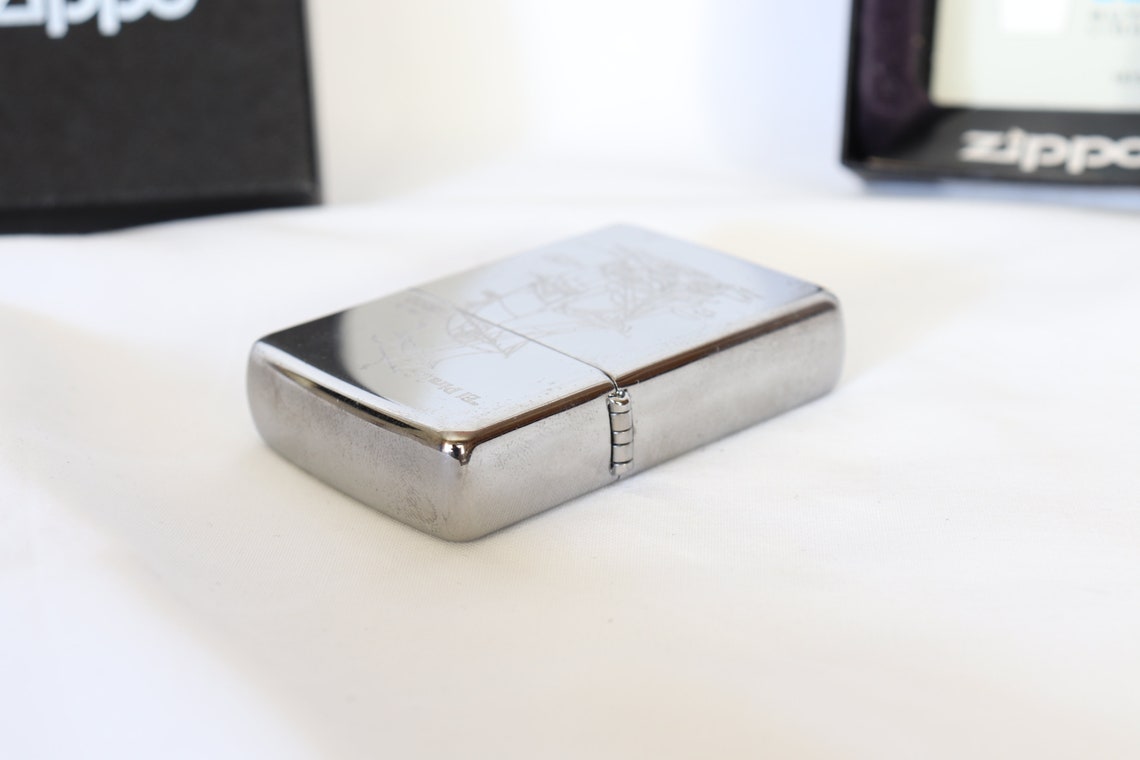 El Pirata Ship Zippo Lighter Sailing Ship Zippo Vintage Etsy UK