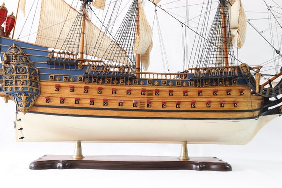 Soleil Royal Ship Model, Wooden Ship Model, Handmade Ship Model