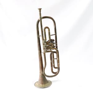 Bohland & Fuchs Cornet, Antique Cornet, Brass Cornet, Cornet Trumpet, Wind Instrument, Musical Instruments, Musical Gifts, Gift for Him
