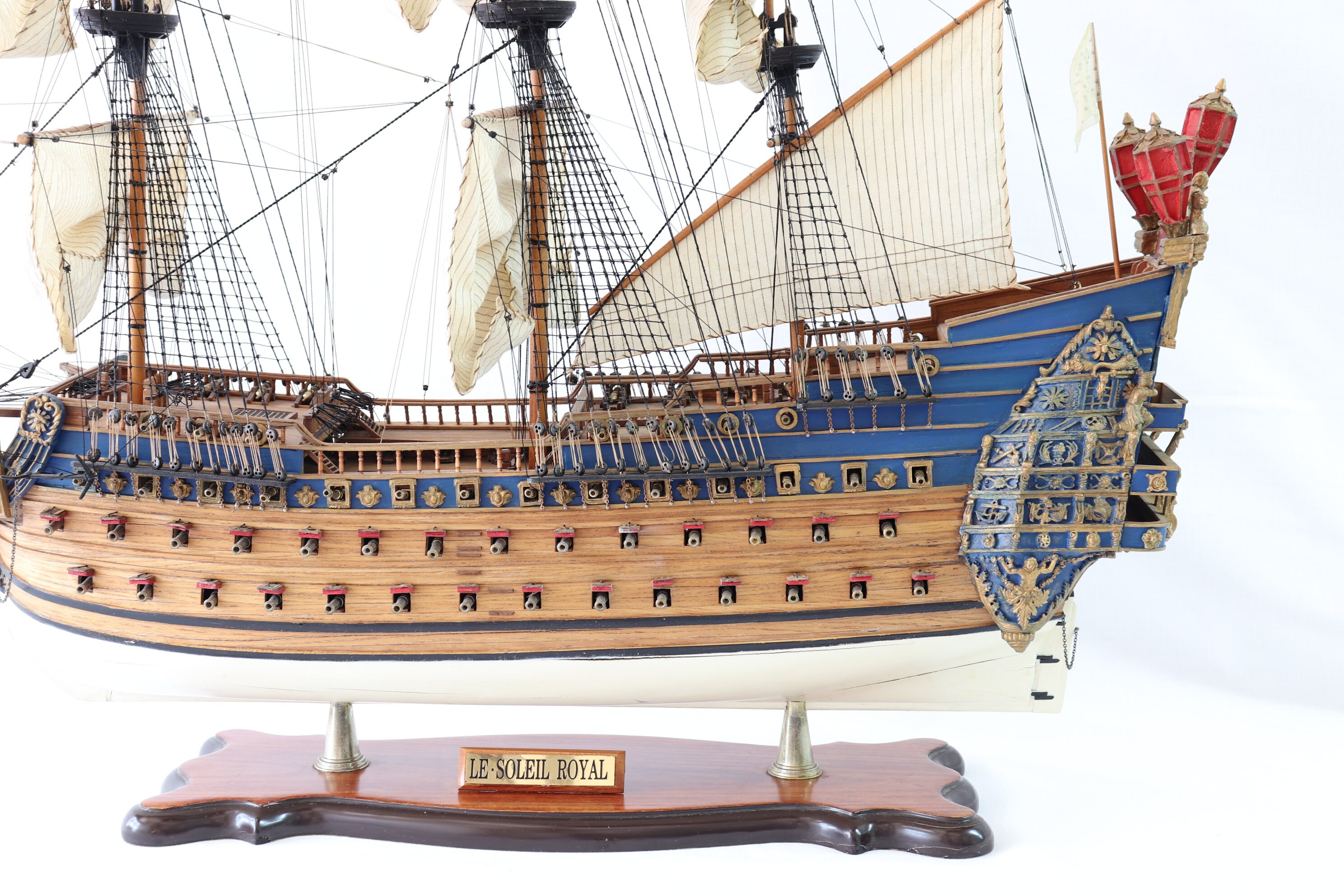 Soleil Royal Ship Model, Wooden Ship Model, Handmade Ship Model