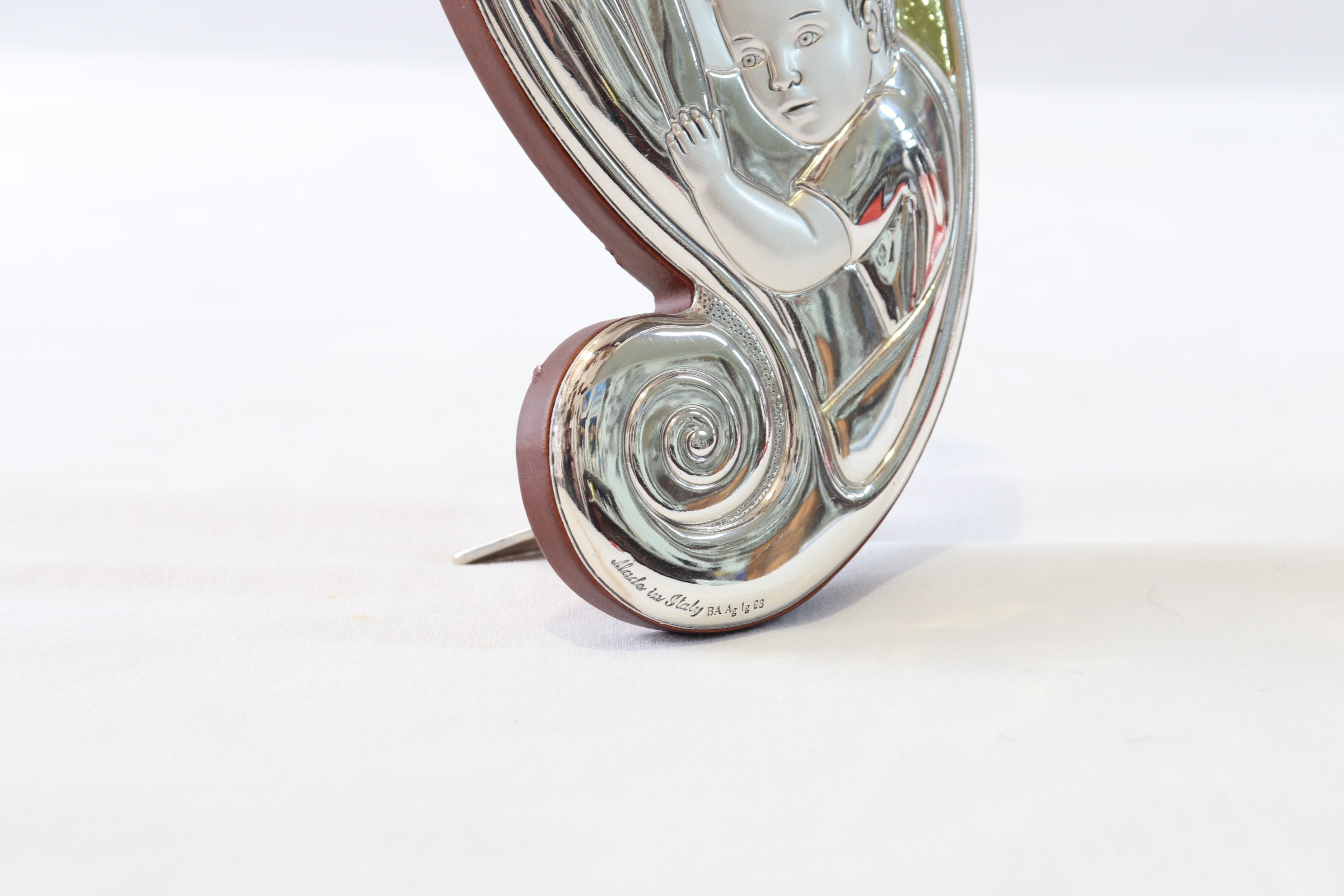 Virgin Mary Icon, Madonna and Child Icon, Silver Icon, Wooden Icon ...