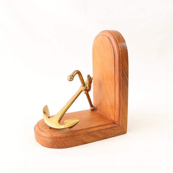 Brass Bookend Anchor Etsy