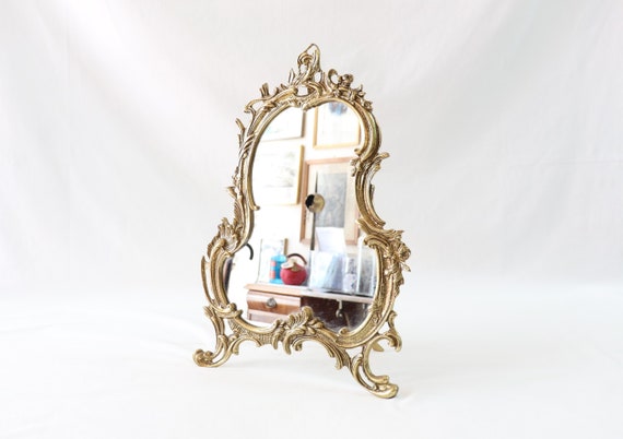 Antique Vanity Mirror Gold Table Antique Vanity Mirror Gold, Antique Gold Vanity Mirror
