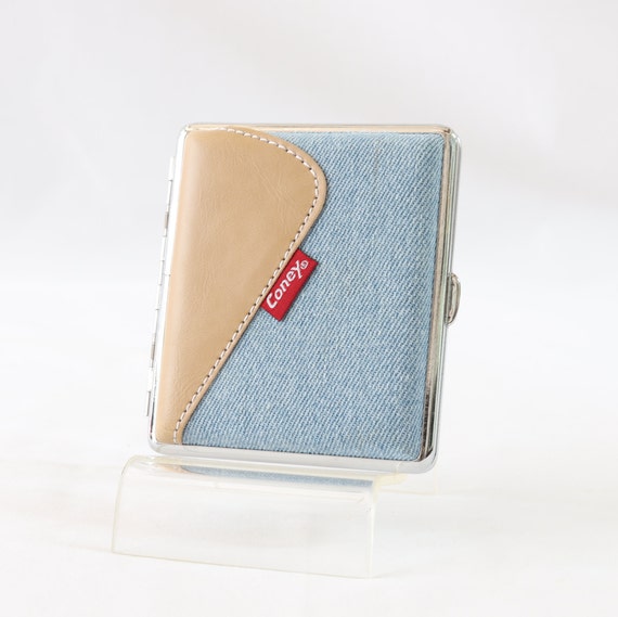 Leather Cigarette Case, Jeans Cigarette Case, Metal Cigarette Case, Cigarette  Holder, 100s Cigarette Case, Smoking Gifts, Smoker Accessories