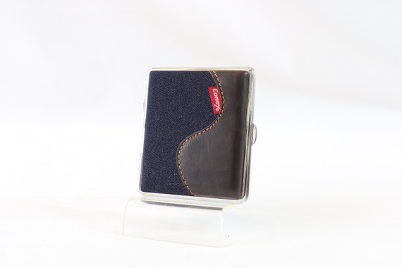 unique cigarette cases Antique Victorian Solid Silver Cigarette Case with Unusual Opening