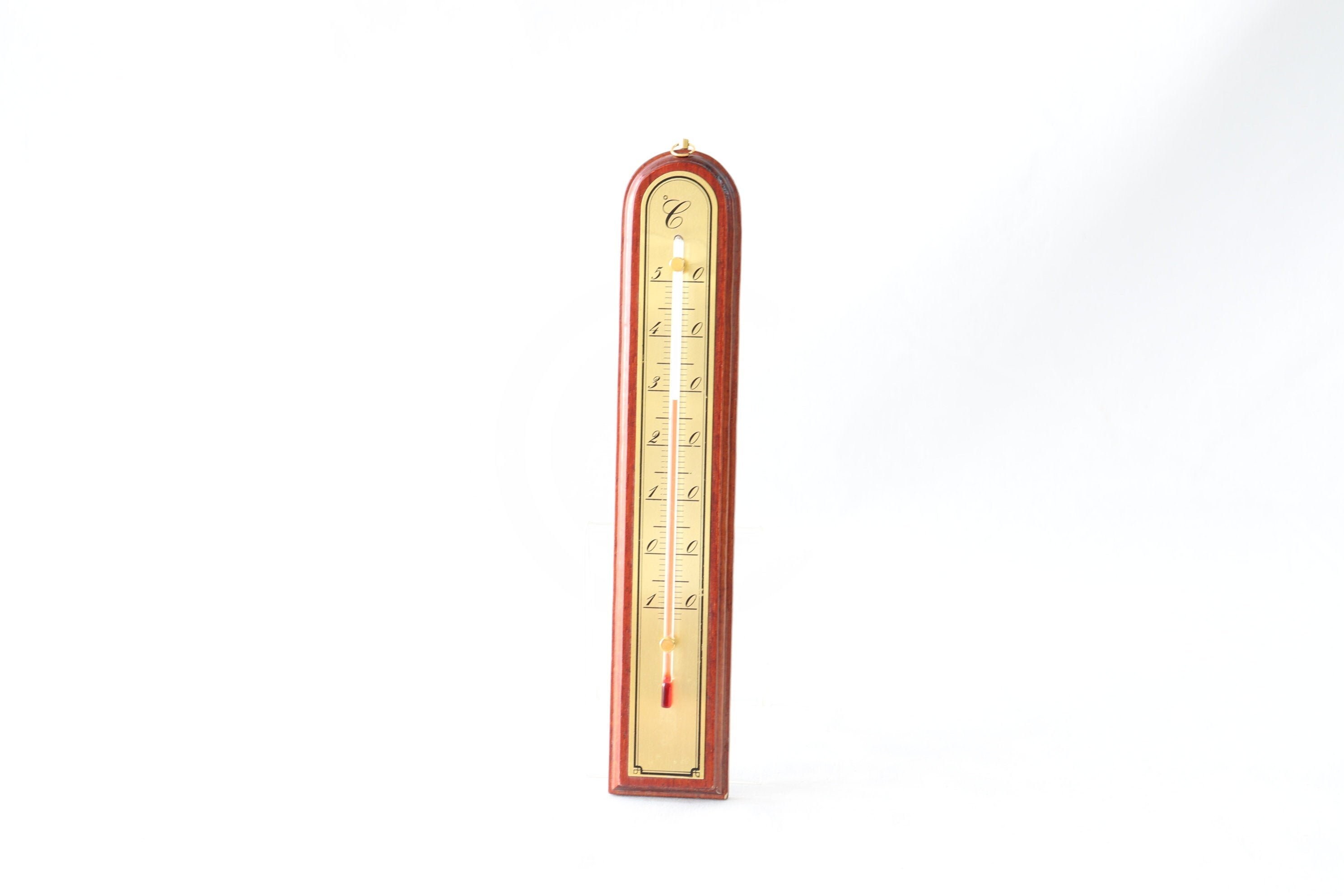Vintage Thermometer, Large Wall Thermometer, Large Wooden Thermometer, Indoor  Thermometer, Wall Thermometer 