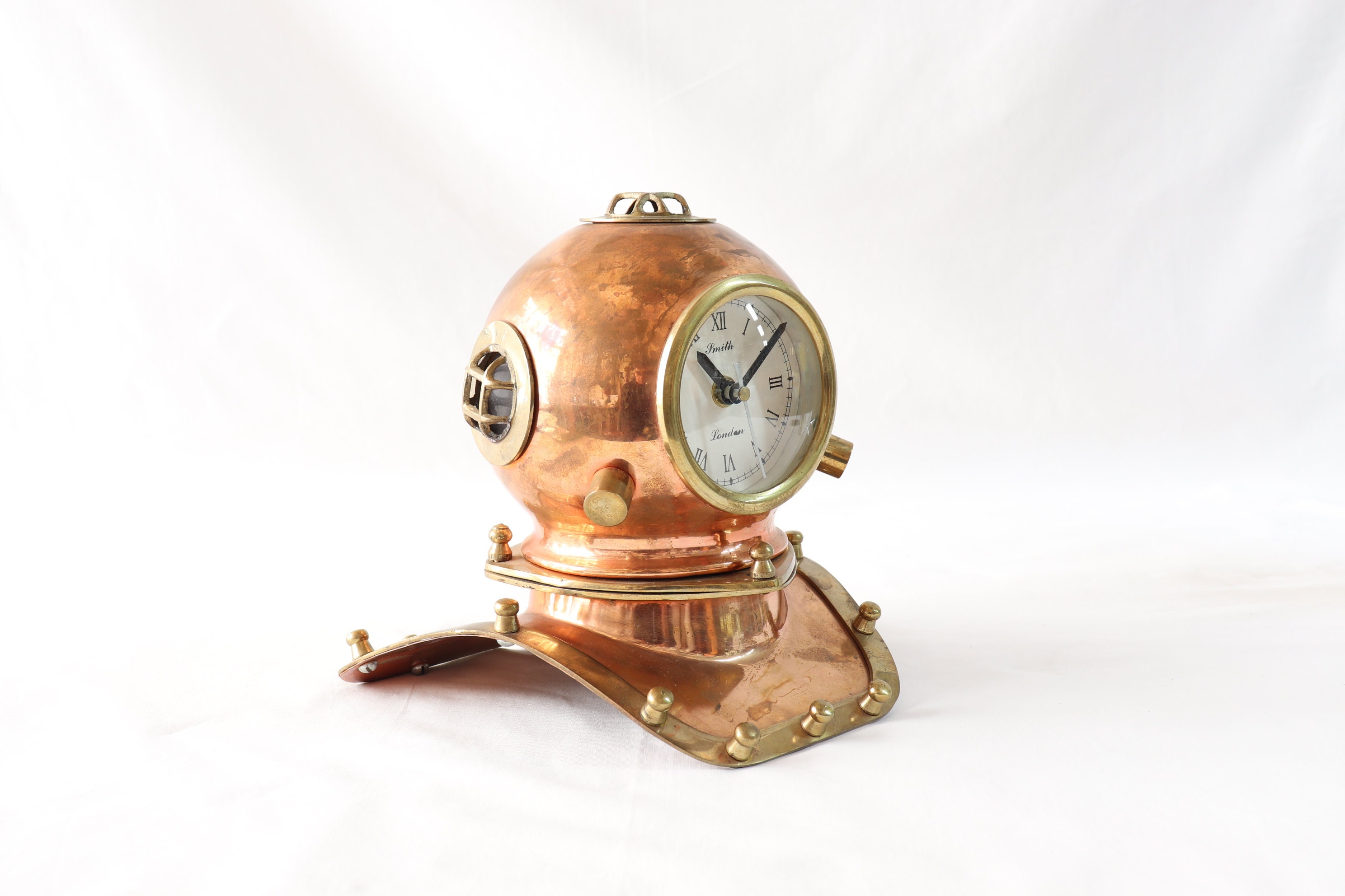 Scuba Diving Helmet Clock Scuba Diver Helmet Clock Nautical Etsy